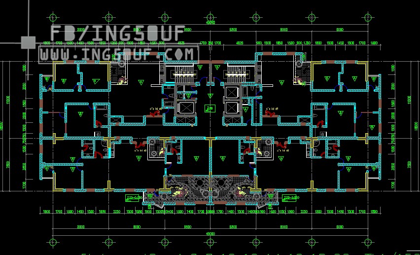 بلانات مطابخ اوتوكاد مجمعات