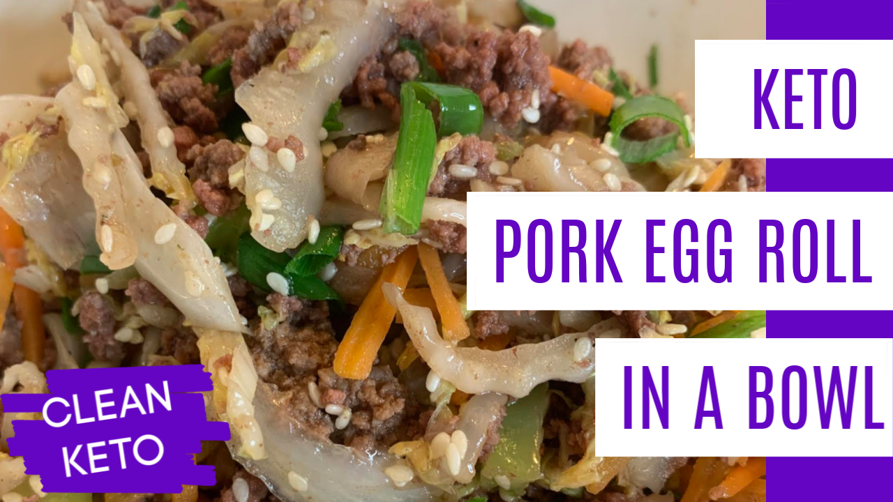 Pork Egg Roll in a Bowl (aka Keto Krack Slaw)