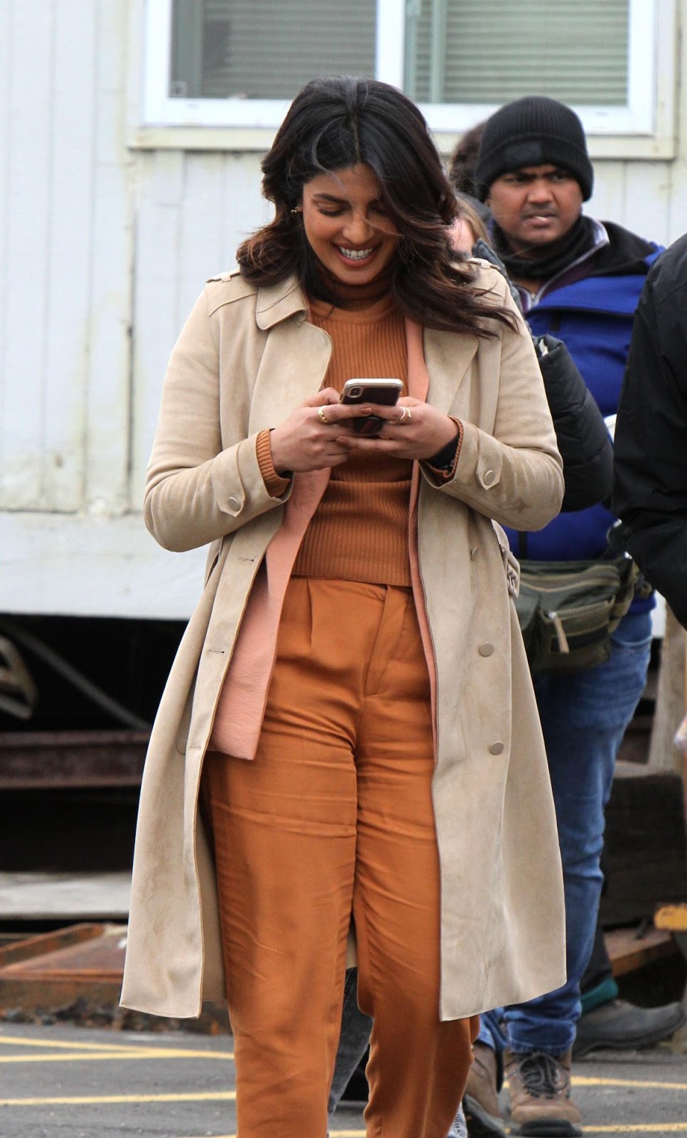 Priyanka Chopra Has fun checking her messages