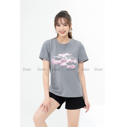 ÁO COTTON FORM RỘNG IN HÌNH ĐÁM MÂY 3D AP666G32