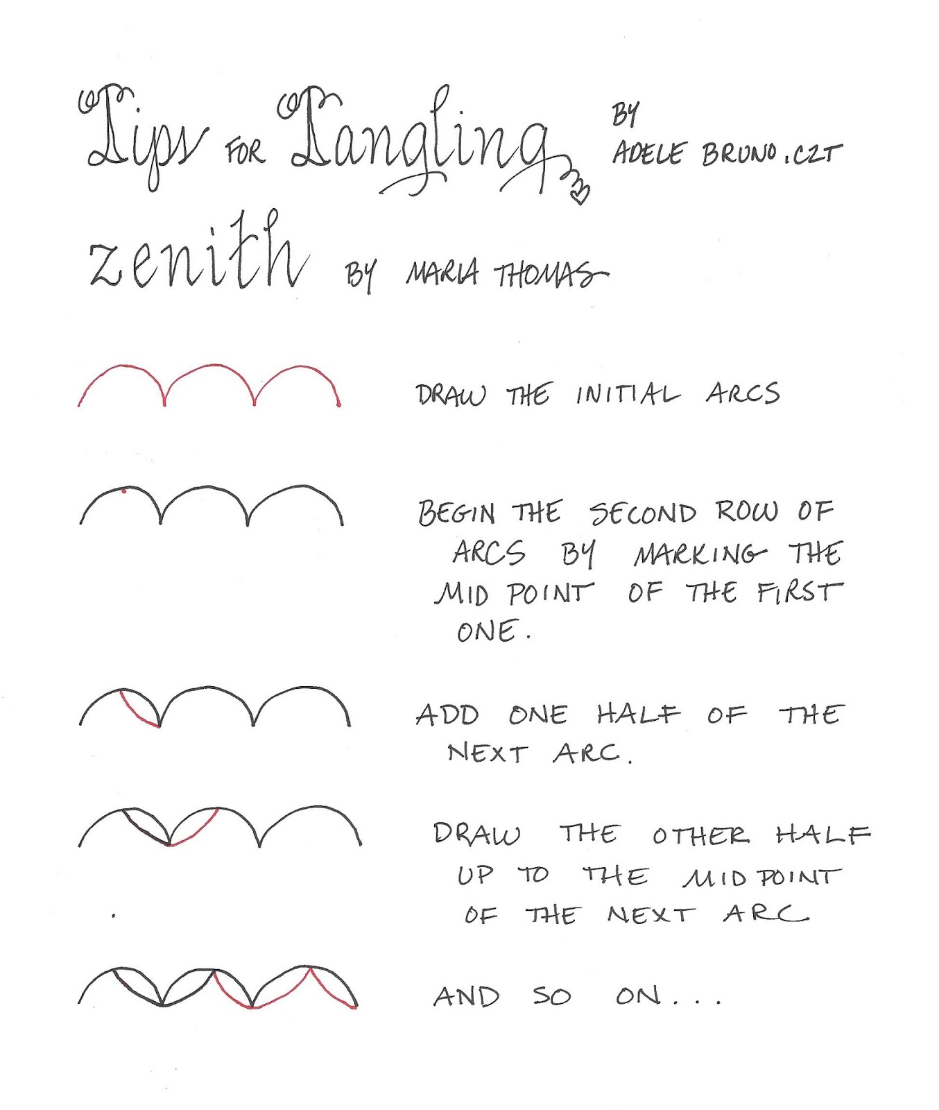Tickled To Tangle Tips for Tangling Zenith