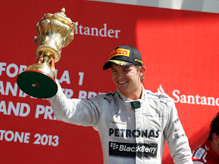 GP F1 Velká Británie vítěz Nico Rosberg