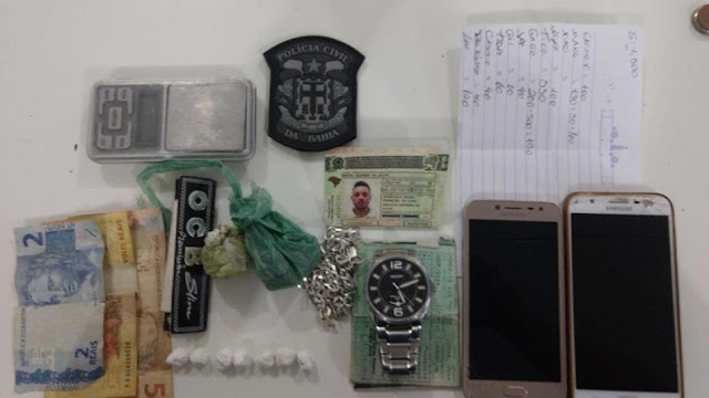 Polícia Civil prende suspeito de tráfico de drogas em Irecê