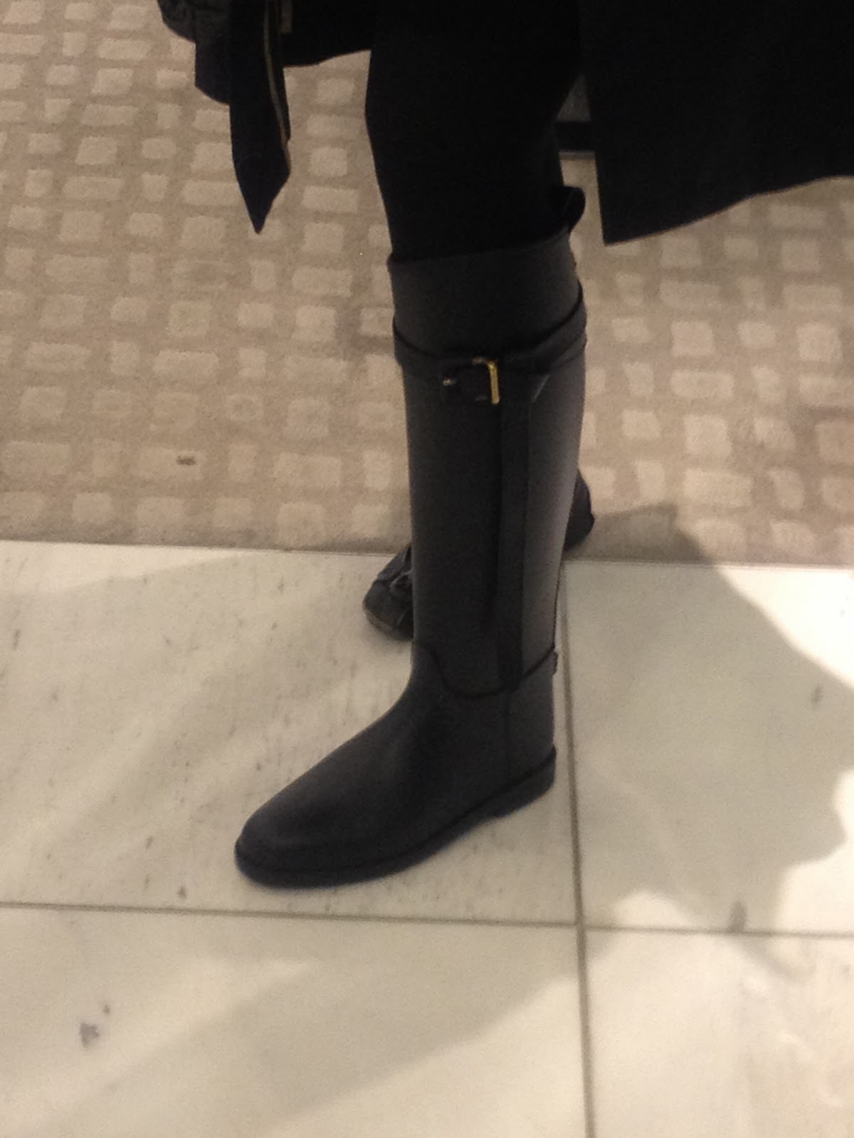 burberry riding rain boots