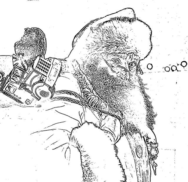 Santa Claus christmas coloring page holiday.filminspector.com