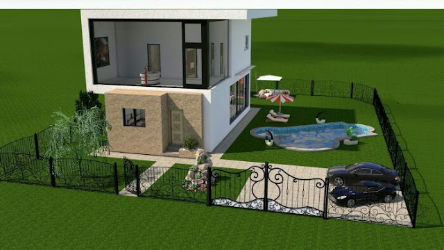 Front view house design