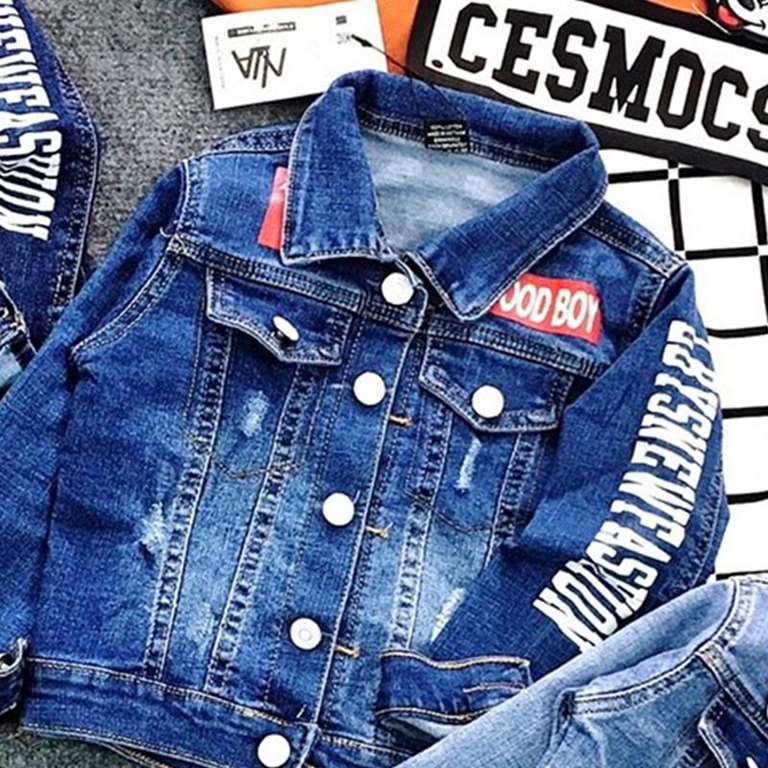 Áo Khoác Jean Bé Trai Bé Gái 159505 3 4 366