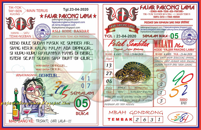 Prediksi Togel Hongkong Kamis 23 April 2020 Prediksitogel Jp