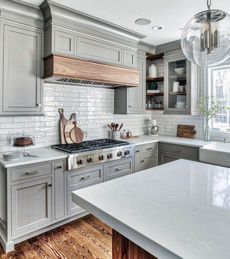 6 Beautiful Light Grey Kitchen Cabinets Ideas - Dream House