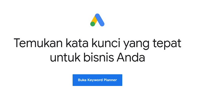 Cara Daftar Google Keyword Planner