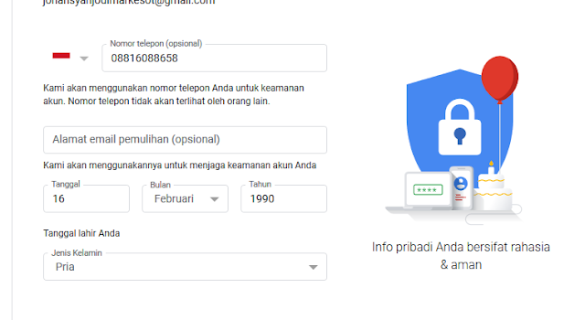 CARA MEMBUAT EMAIL BARU