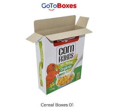 GotoBoxes is making high-quality cereal packaging boxes that are sturdy and gives protection to your product. We all know without packaging a product is nothing because if it will safely reach a retail shop or superstore it gives you profit and benefit.