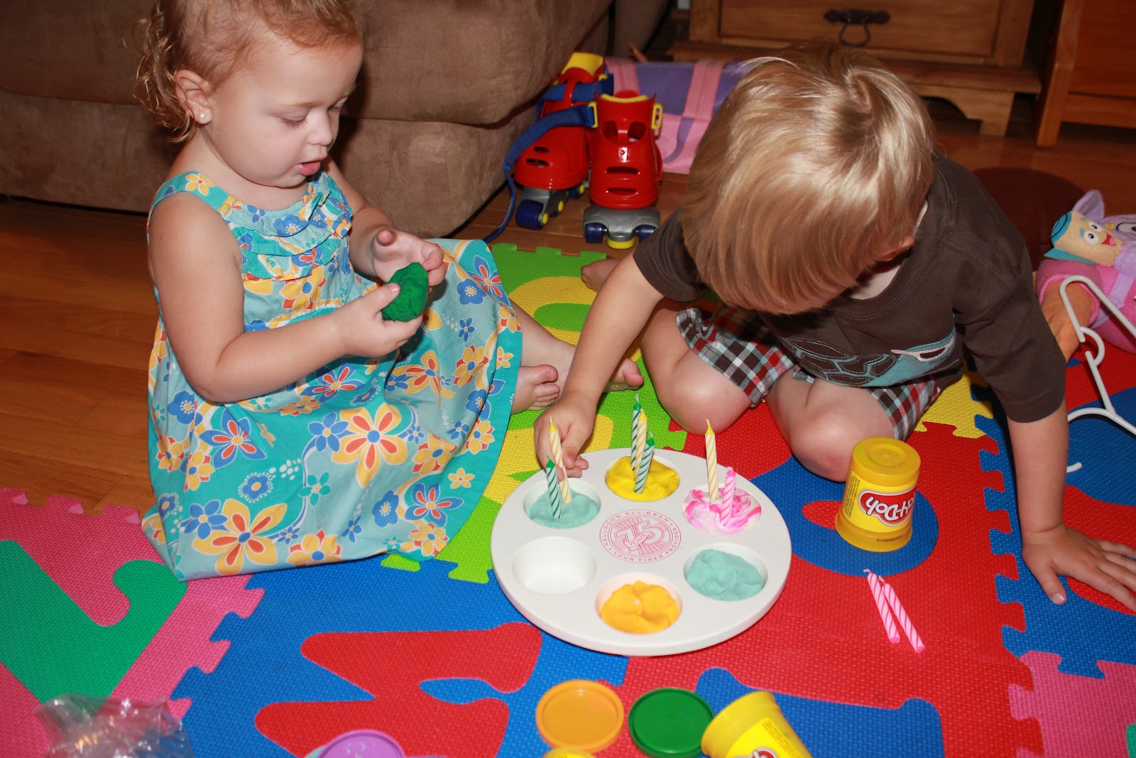 play doh cakes and cupcakes