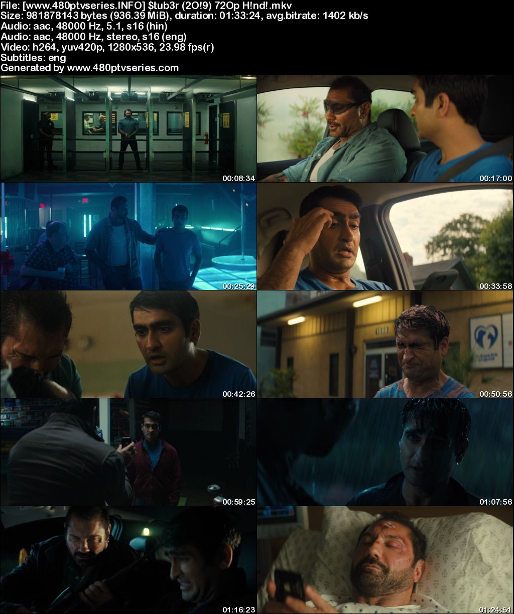 Download Stuber (2019) 900MB Full Hindi Dual Audio Movie Download 720p Bluray Free Watch Online Full Movie Download Wordfree4u 9xmovies