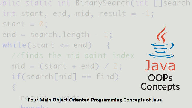 Four Main Object Oriented Programming Concepts of Java | Oracle Java ...
