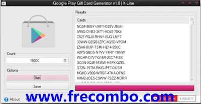 GOOGLE PLAY WORKING GC GENERATOR AND CHECKER BY X-LINE