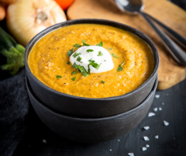 Easy Healthy Roasted Vegetable Soup