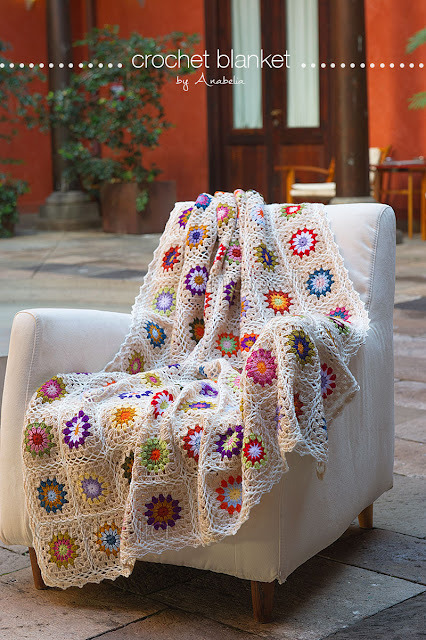 Sofa size crochet blanket by Anabelia Craft Design Sofa size crochet blanket by Anabelia Craft Design