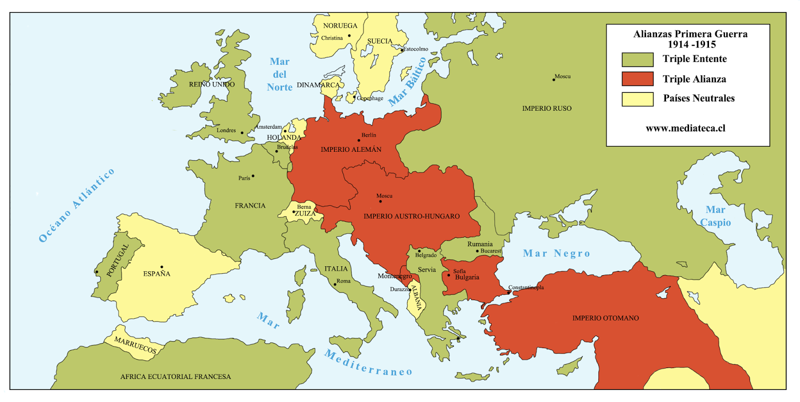 Blog Geografía e Historia Bojollo Mapas Primera Guerra Mundial Blog Geografía e Historia Bojollo Mapas Primera Guerra Mundial