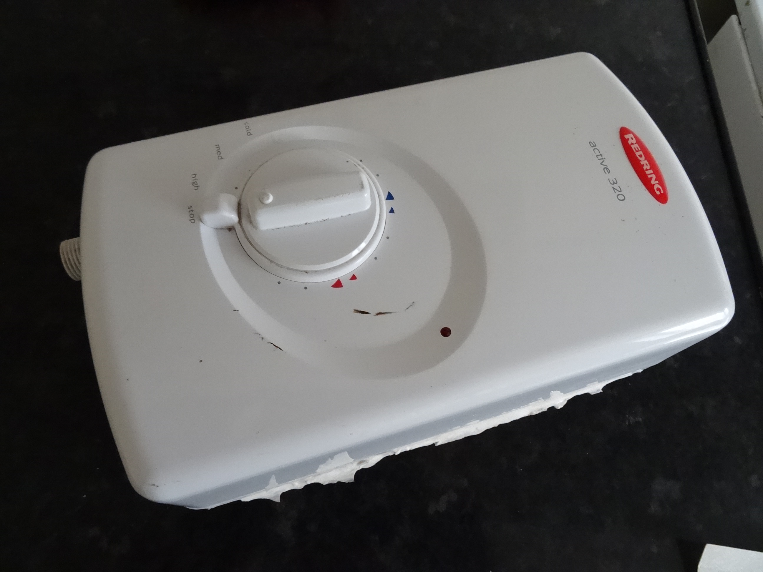 Electrical shower fault finding and repair Redring active 320 electric