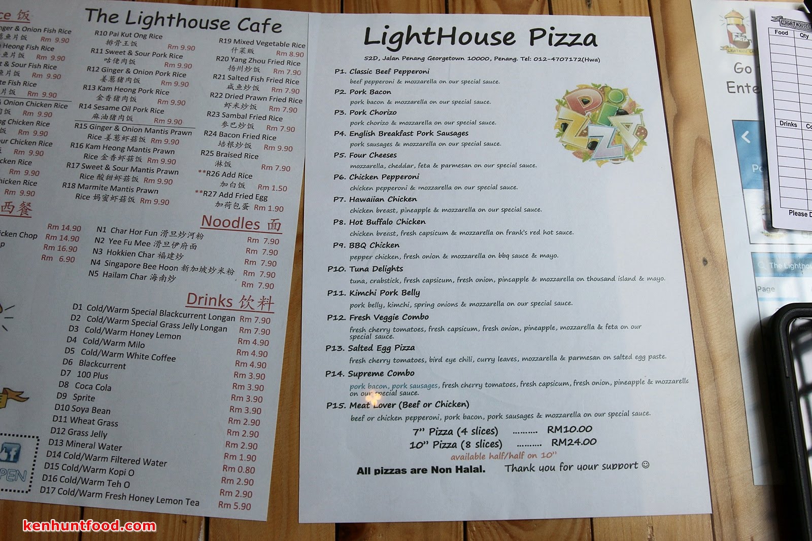 KEN HUNTS FOOD The Lighthouse Cafe Penang Road, Penang.