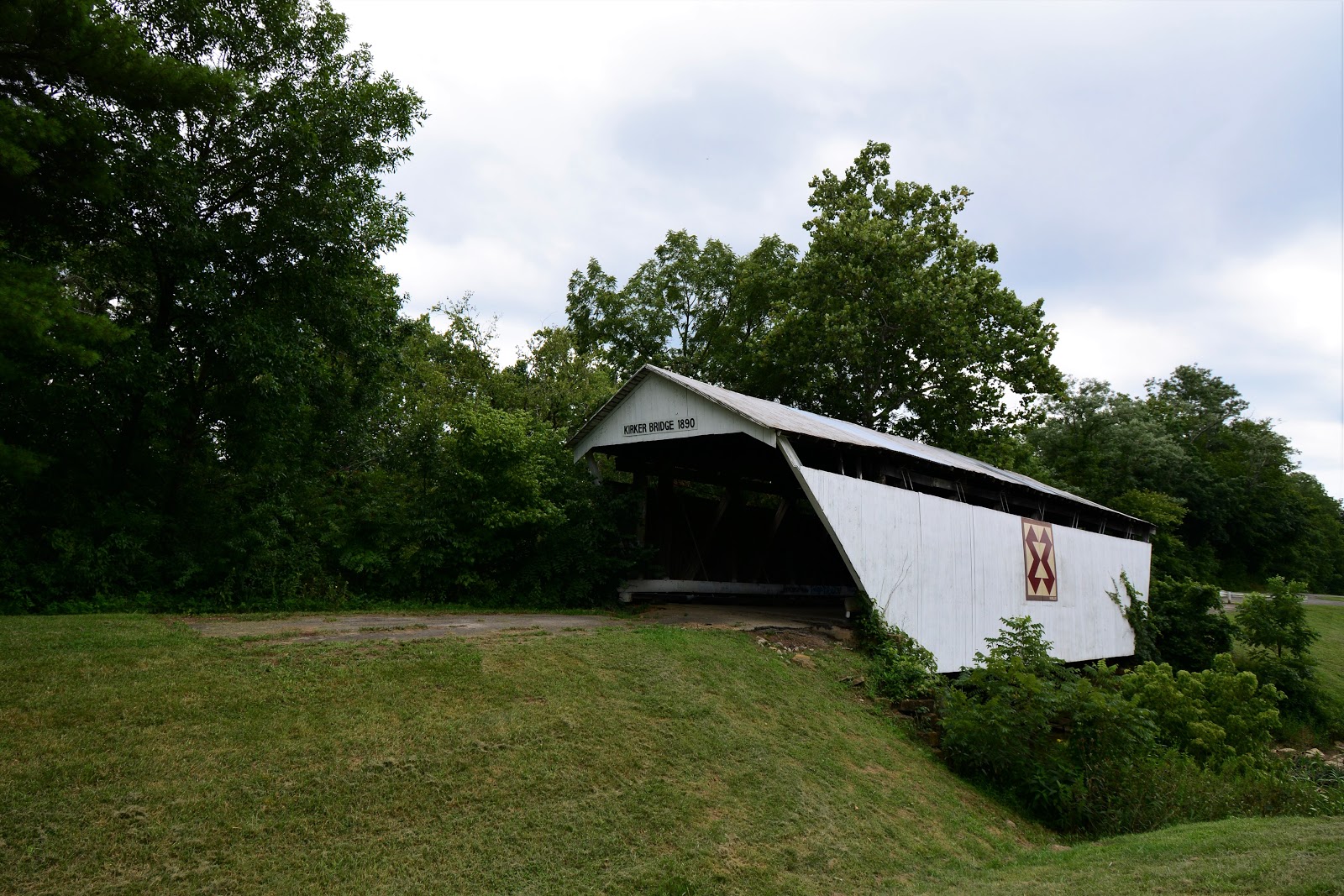 COVERED BRIDGES IN OHIO + KIRKER COVERED BRIDGE WEST UNION, OHIO