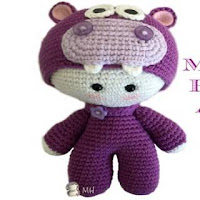 PATRON MUÑECO HIPOPOTAMO AMIGURUMI 27517