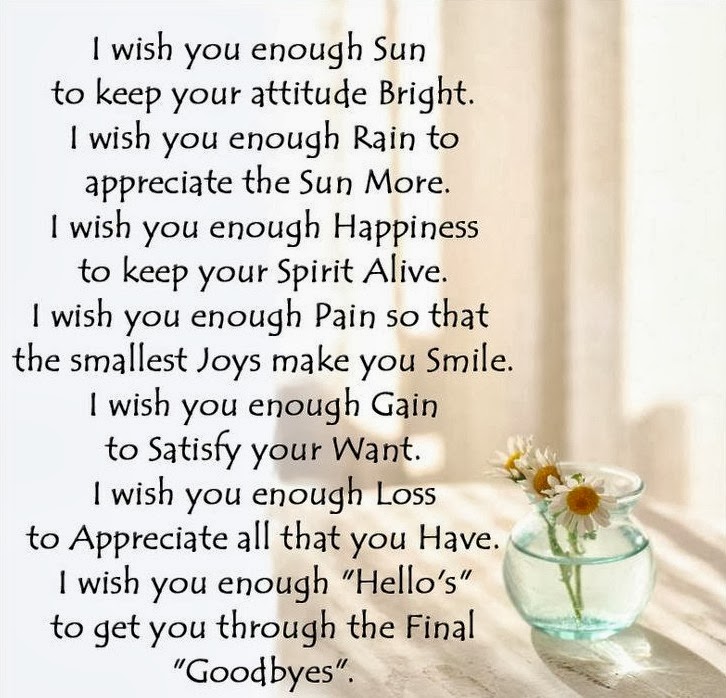 NourSpot: I Wish You Enough...