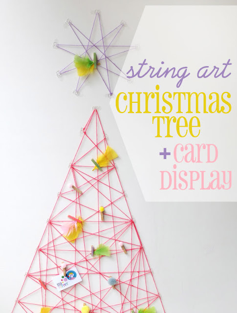 string art christmas tree