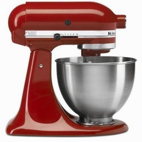 KitchenAid K45SS Classic 4.5 Quart Stand Mixer (Red + choice of other colors), picture, image, review features and specifications