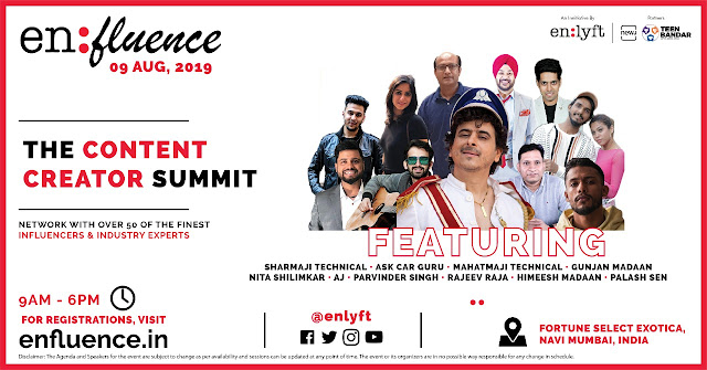 ENLYFT NETWORKS BRING INDIA’S TOP INFLUENCERS TOGETHER TO CREATE PROGRESSIVE ECOSYSTEM FOR BRANDS AND DIGITAL INFLUENCERS ENLYFT NETWORKS BRING INDIA’S TOP INFLUENCERS TOGETHER TO CREATE PROGRESSIVE ECOSYSTEM FOR BRANDS AND DIGITAL INFLUENCERS