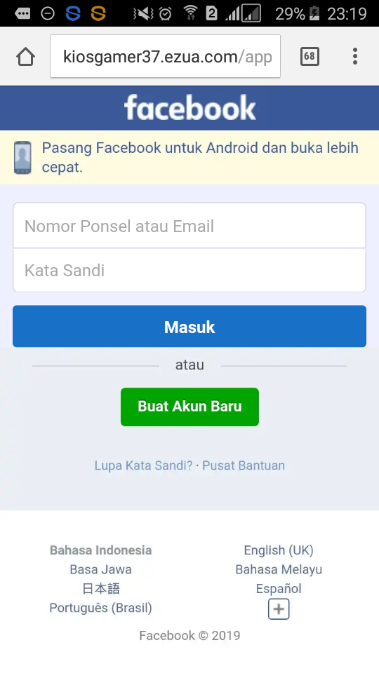 Script Phising Kiosgamer Terbaru 2019 Wekoid