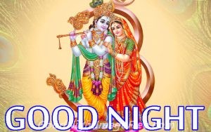 Jai Shree Krishna Good Night Radhe Image