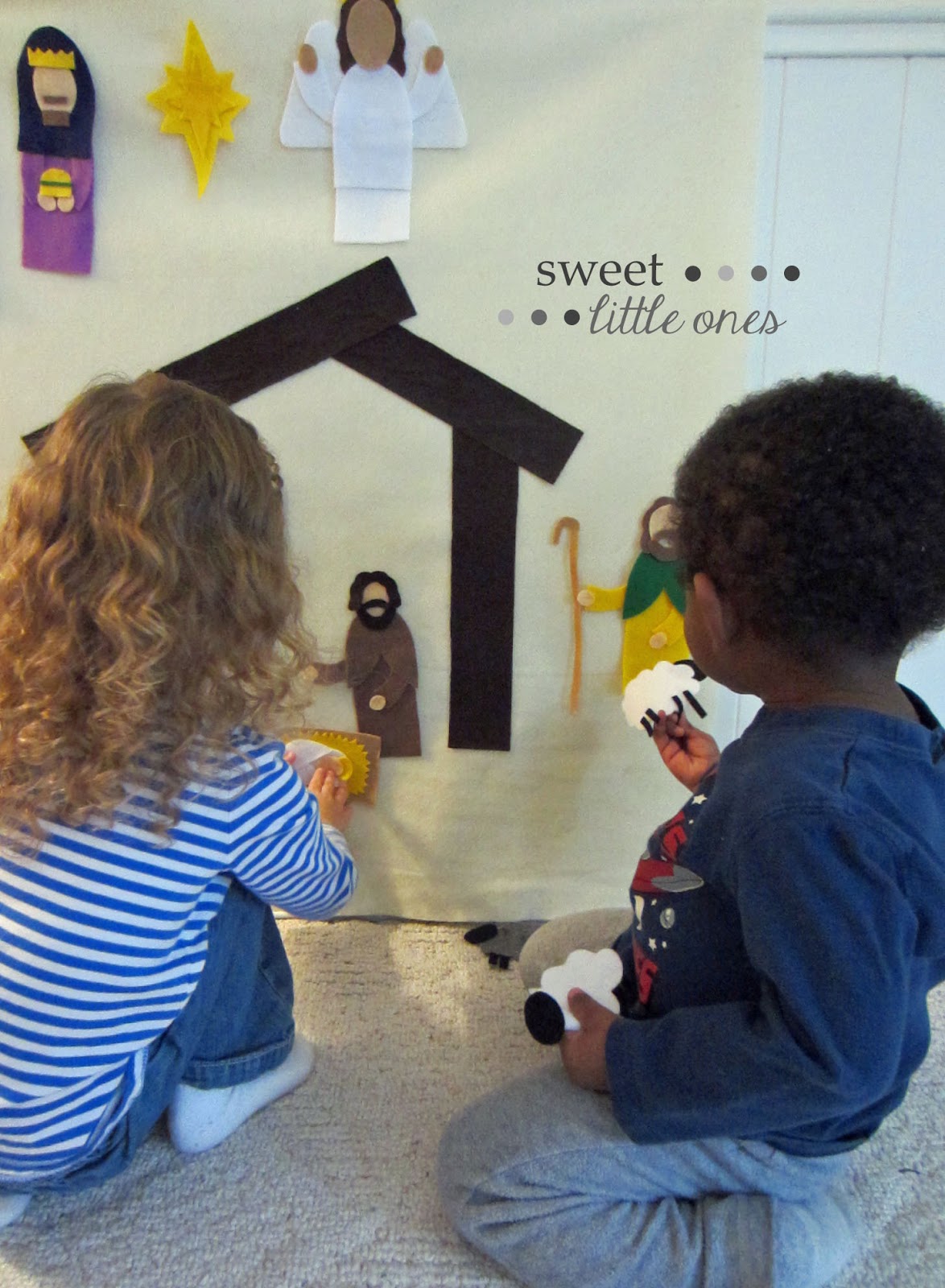 Sweet Little Ones DIY Felt Nativity Scene