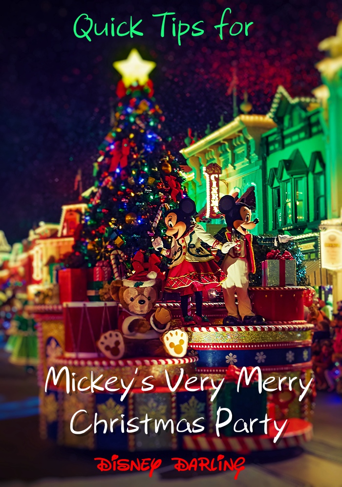 Quick Tips for Mickey's Very Merry Christmas Party
