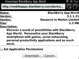 AppWorld Updates to v3.1.1.21 for Blackberry