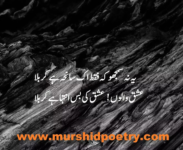 muharram poetry || karbala poetry || Imam hussain poetry