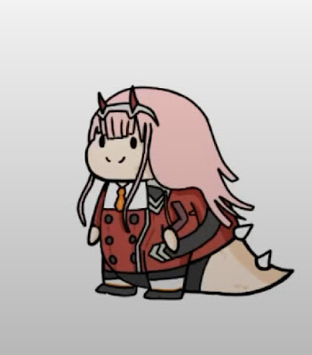 Gambar Dino Zero Two Darlink in the fraxx Gambar Dino Anime Lucu Terbaik Yang Lagi Hits Di TikTok