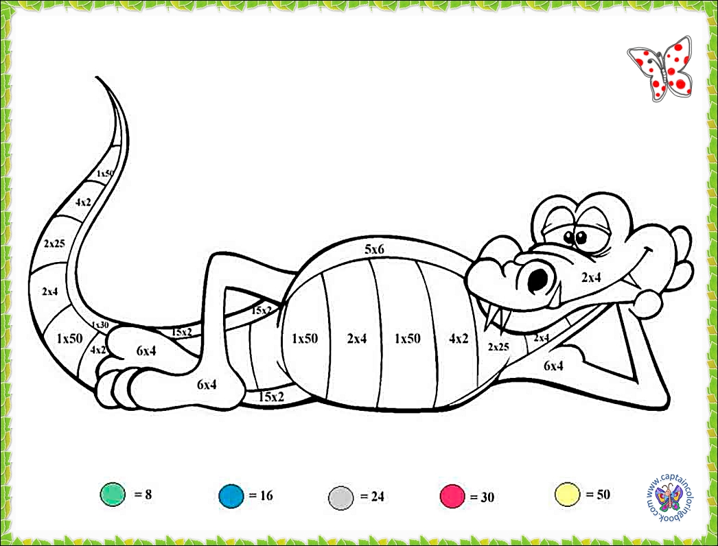 Coloring examples. Математическая раскраска крокодил. Крокодил раскраска по цифрам. Раскраски для мальчиков с примерами. Раскраска крокодила с таблицей умножения.