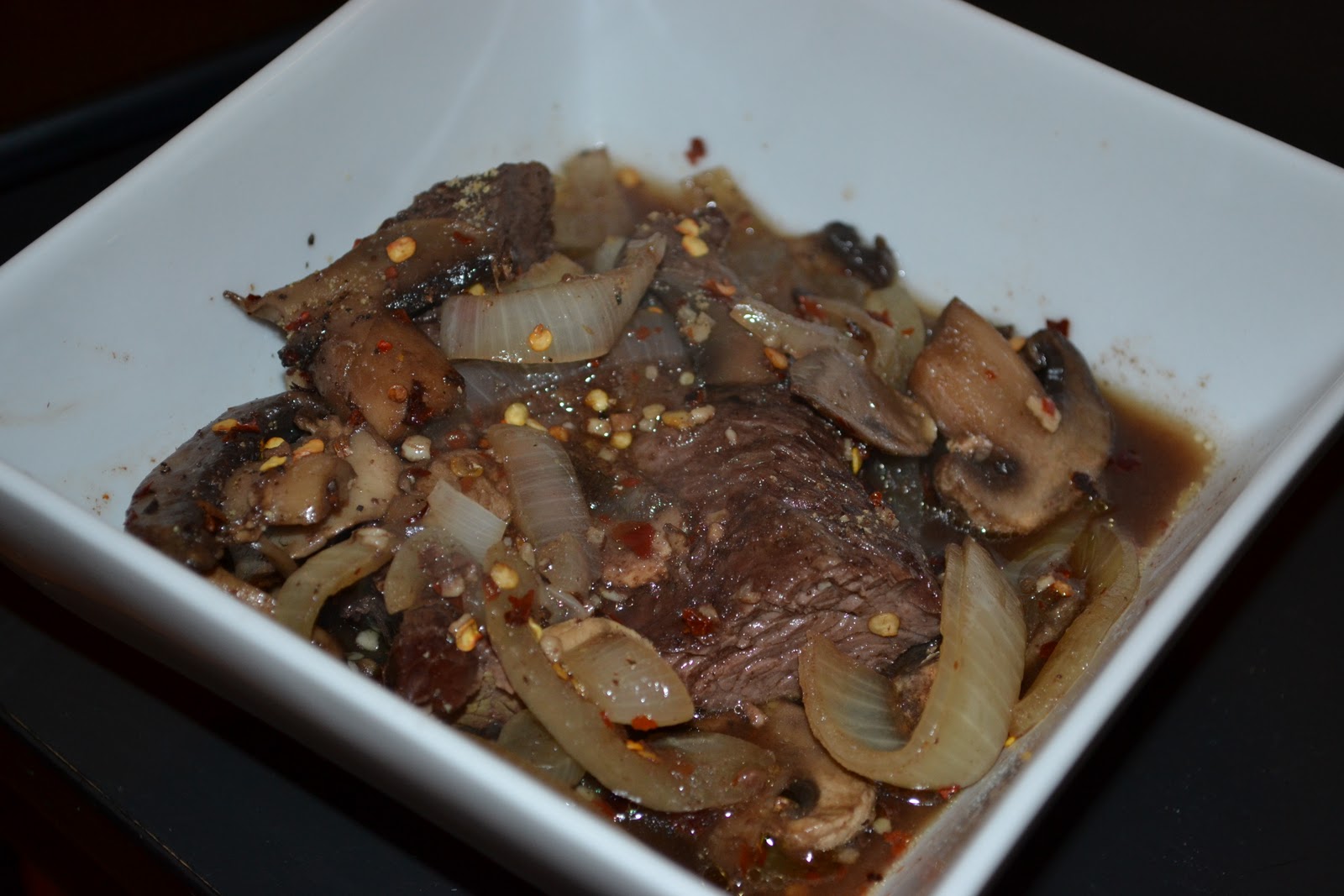 I Ate New York City: Steak with Mushrooms & Onions