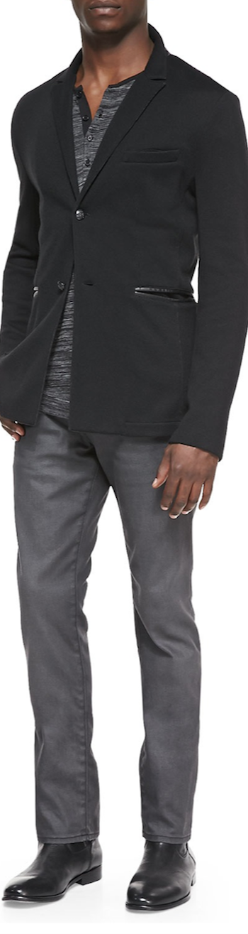 John Varvatos  Knit Jacket