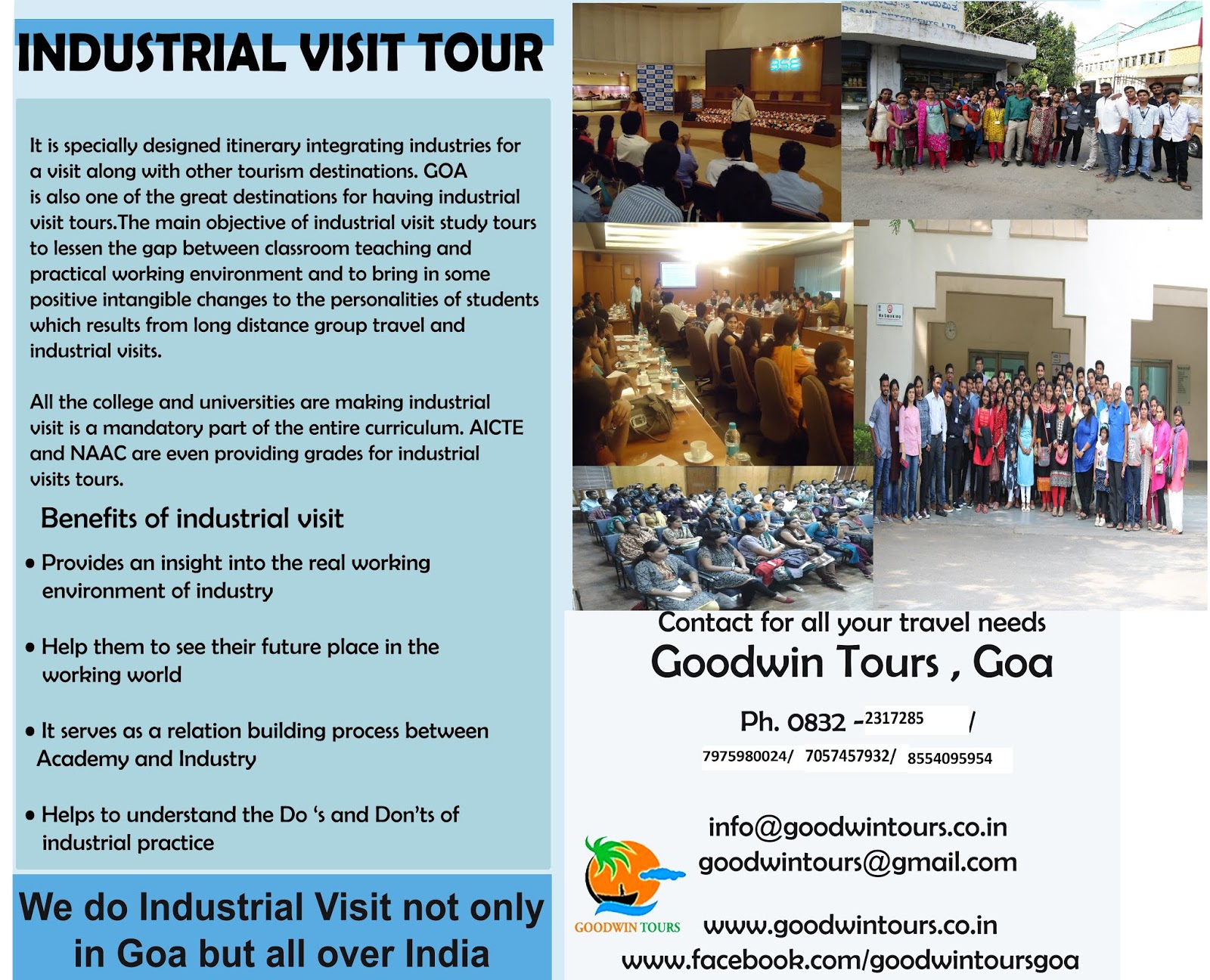 Importance of Industrial visit/Study/Educational tours for school