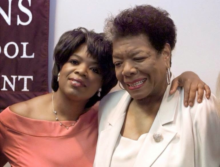 maya angelou oprah pictures