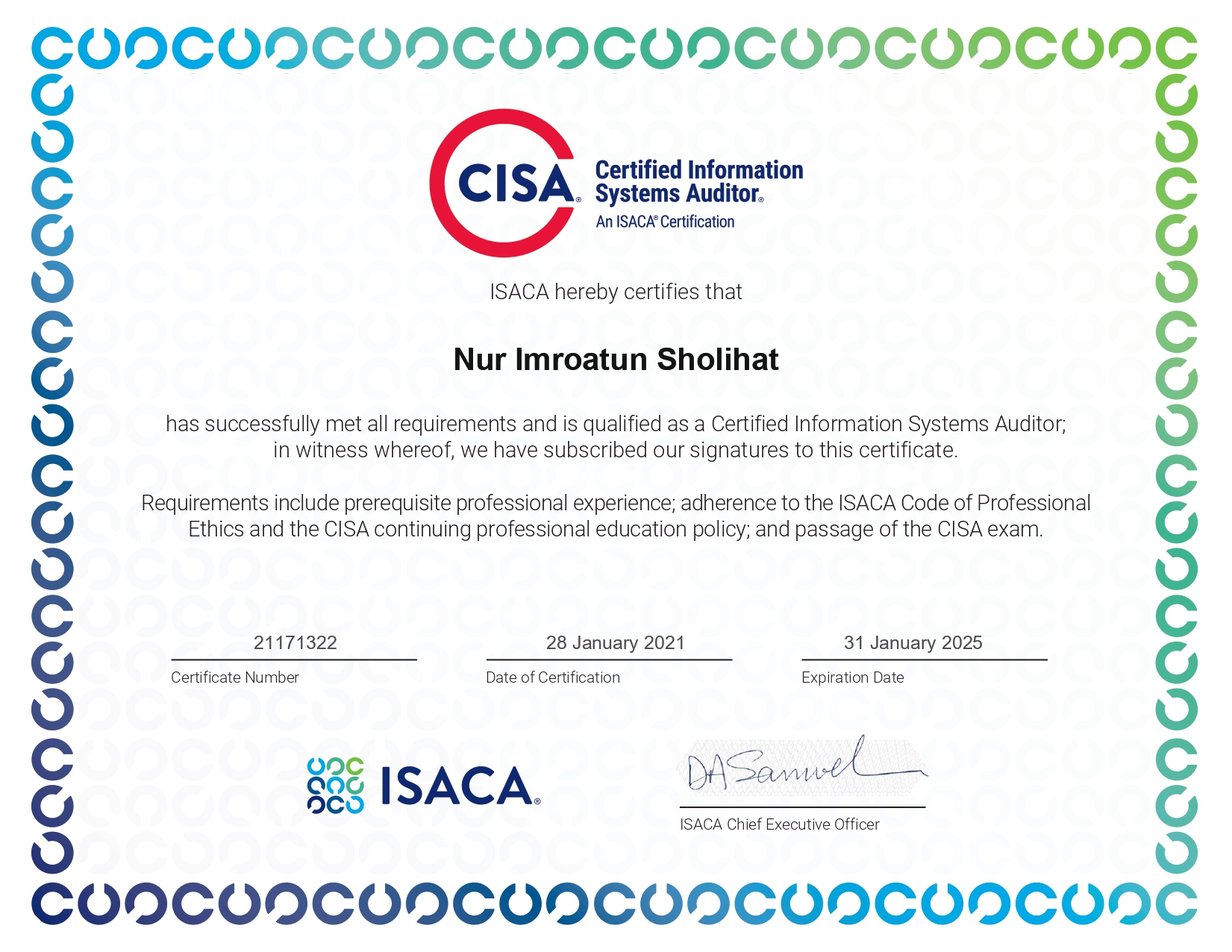 TIPS TO PASS CERTIFIED INFORMATION SYSTEM AUDITOR (CISA) EXAM