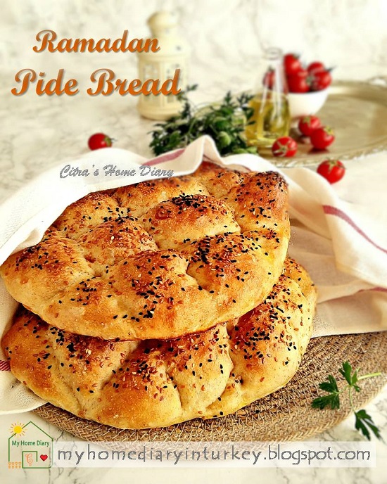 Citra's Home Diary: Turkish (flat bread) Ramadan Pide with #poolish ...