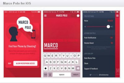 Marco Polo, Aplikasi Untuk Temukan iPhone Melalui Teriakan