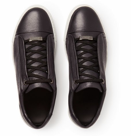 Ankle Hugging, Foot-Loving: Brioni Leather Low-Top Sneakers | SHOEOGRAPHY