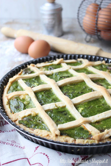 Crostata salata di spinaci svuota frigo