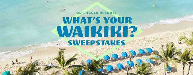Whats Your Waikiki Sweepstakes Outrigger wants to see which Waikiki experience you would prefer. Vote and you will be entered to win a Hawaiian vacation for yourself and a guest worth over $6000!