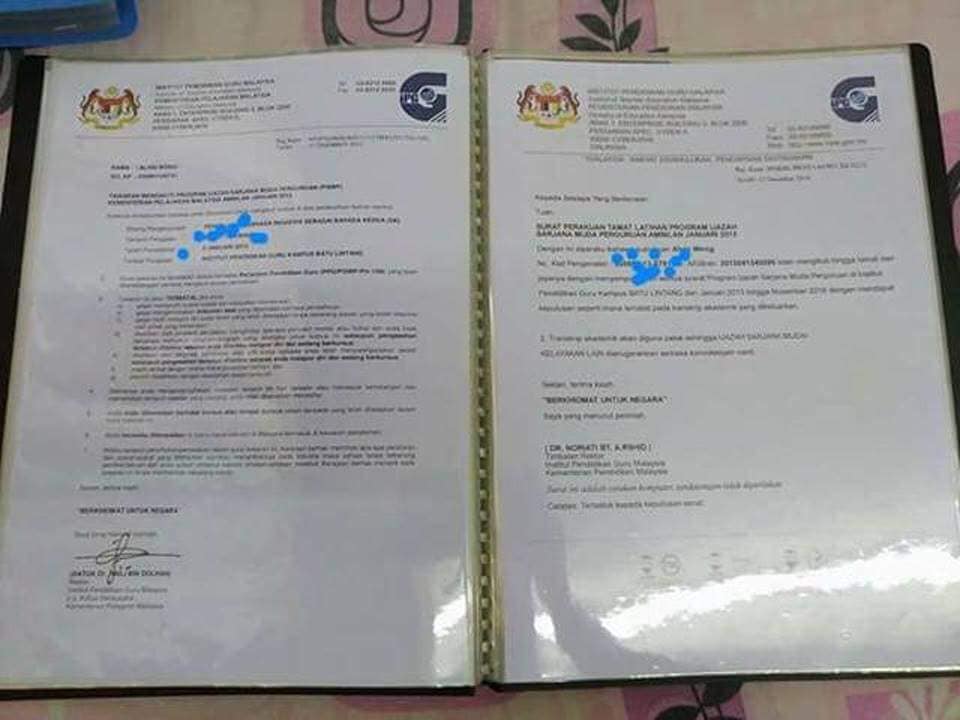 Susunan Sijil Untuk Temuduga Spp - Seorang netizen ini berkongsi satu